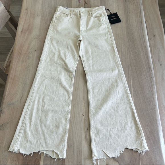 NEW Mother Denim The Tomcat Roller Chew In Unnatural Acts Wide Leg Women’s Sz 28
